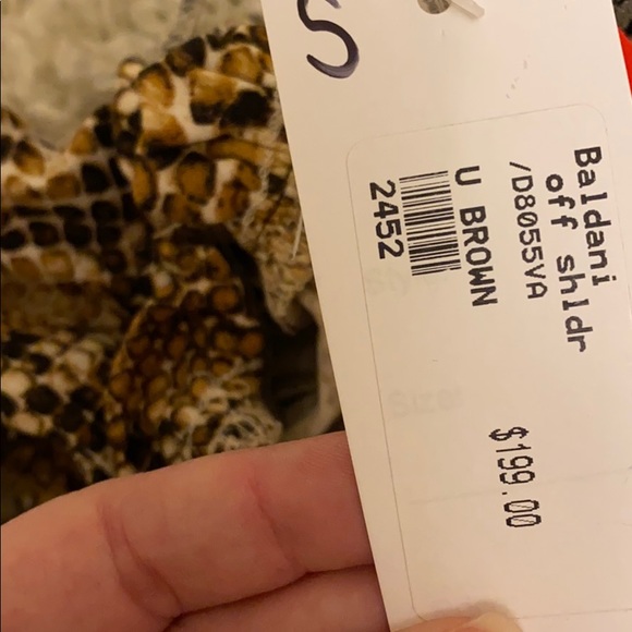 Snakeskin off the shoulder dress NEW WITH TAGS - Picture 6 of 6